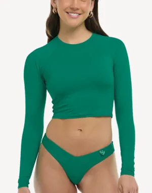 Let It Be UPF 50 Crop Rashguard