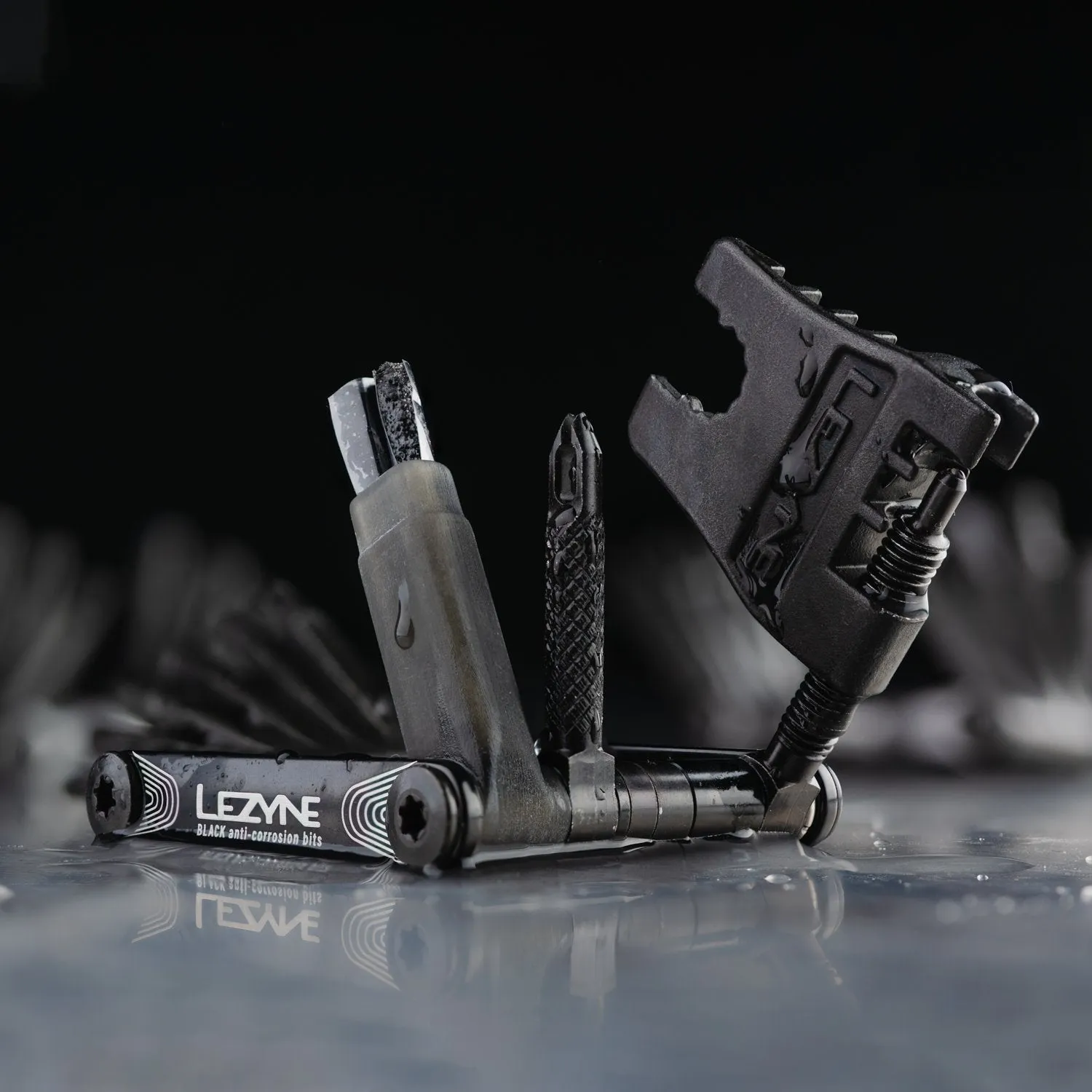 Lezyne Super V22 Bicycle Multi-Tool, Black Anti-Corrosion Technology