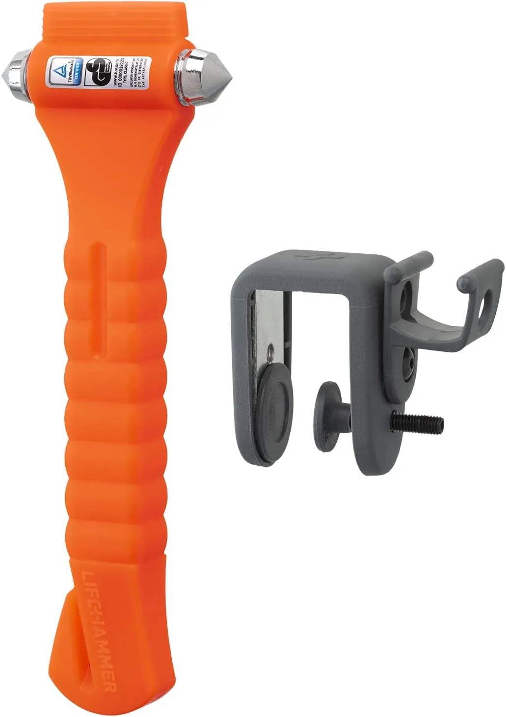 Lifehammer Brand Safety Hammer - The Original Emergency Escape and Rescue Tool with Seatbelt Cutter, Made in The Netherlands