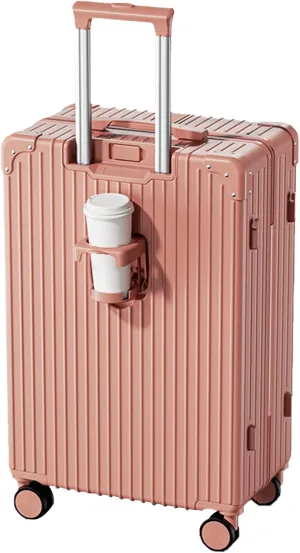 Lightweight Luggage, Trolley Case, Ergonomic Design Anti-friction And Anti-slip, Large Suitcase, Dustproof And Waterproof (Color : 20 Rack, Size : Rose)