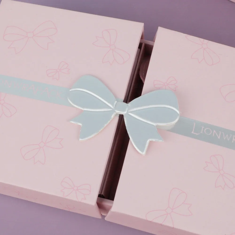 Lionwrapack Cardboard Drawer Jewelry Packaging Box Pink Pouch Gift Boxes Necklace Earring Bracelet Ring Magnet Jewelry Box