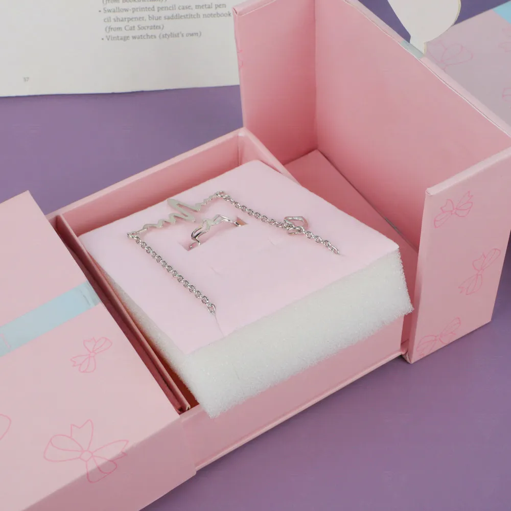 Lionwrapack Cardboard Drawer Jewelry Packaging Box Pink Pouch Gift Boxes Necklace Earring Bracelet Ring Magnet Jewelry Box