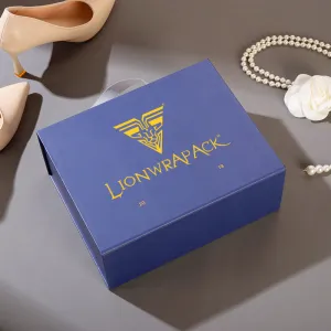 Lionwrapack Custom Foldable Boxes - Free Samples for Recyclable Clothing & Shoe Packaging