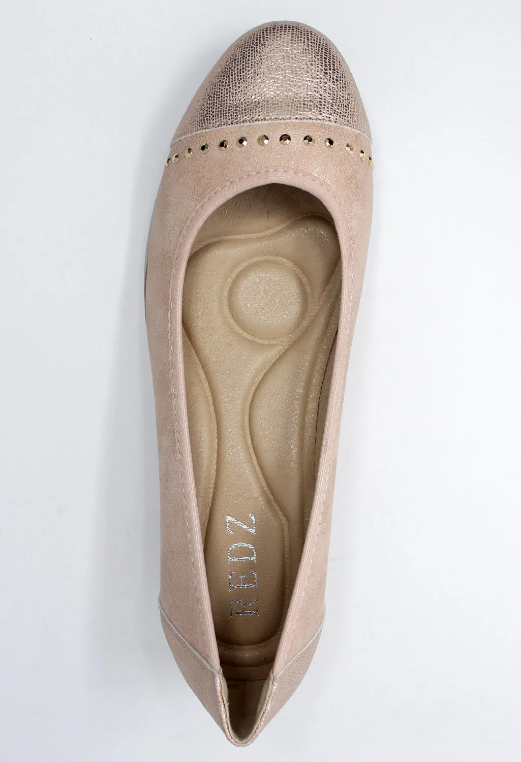 Low Wedge Pink Lightweight Pumps