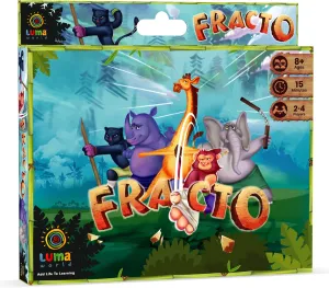 Luma World Fracto Educational Card Game for 8  Years to Learn Fractions, Mental Math, Memory and Communication, Visual and Number Cards Included, 15 Minutes Game and 2-4 Players, Set of 80 Cards
