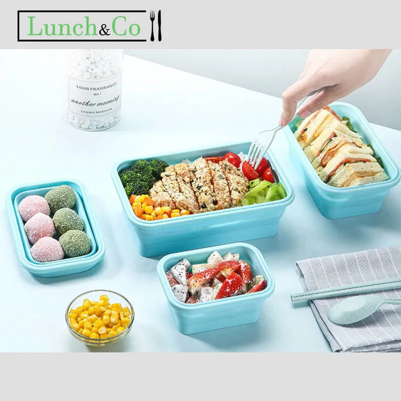 Lunch Box Jaune 4 Pièces