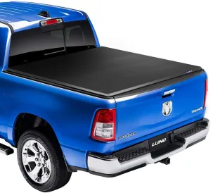 Lund Genesis Elite Tri-Fold Soft Folding Truck Bed Tonneau Cover | 958173 | Fits 2015 - 2020 Ford F-150 6' 7" Bed (78.9")