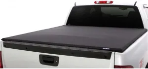 Lund Genesis Elite Tri-Fold Soft Folding Truck Bed Tonneau Cover | 958194 | Fits 2014 - 2018, 19 Legacy/Limited Chevy/GMC Silverado/Sierra 8' 2" Bed (97.8")