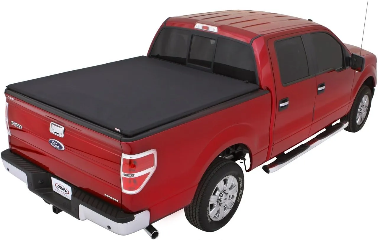 Lund Genesis Elite Tri-Fold Soft Folding Truck Bed Tonneau Cover | 95873 | Fits 2009 - 2014 Ford F-150 6' 7" Bed (78.8")