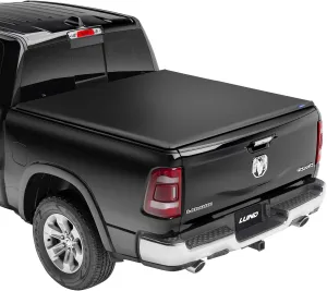 Lund Genesis Tri-Fold Soft Folding Truck Bed Tonneau Cover | 95053 | Fits 1999 - 2006, 2007 Classic Chevy/GMC Silverado/Sierra 6' 6" Bed (78")