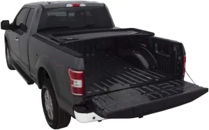 Lund Genesis Tri-Fold Soft Folding Truck Bed Tonneau Cover | 95072 | Fits 2009 - 2014 Ford F-150 5' 7" Bed (67")
