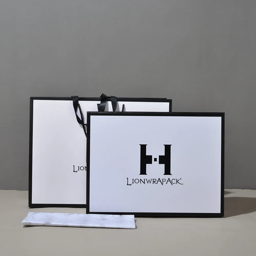 Luxury and Sustainable Storage Boxes by Lionwrapack Customizable Logo Foldable Design and Magnetic Closure for Clothing and Shoe