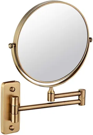 Makeup Mirror 8-inch Two-Sided Swivel Wall Mounted Mirror Extending Folding Bathroom Shaving Cosmetic Make Up Mirror