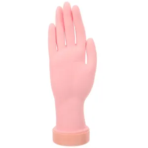Mannequin Hand Model for Nail Practice Bendable Fake Hand for Gel Nails for Beginners and Professionals Training Tool