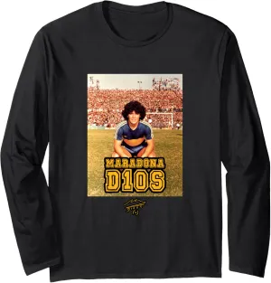 Maradona D10S Boca Juniors Long Sleeve T-Shirt