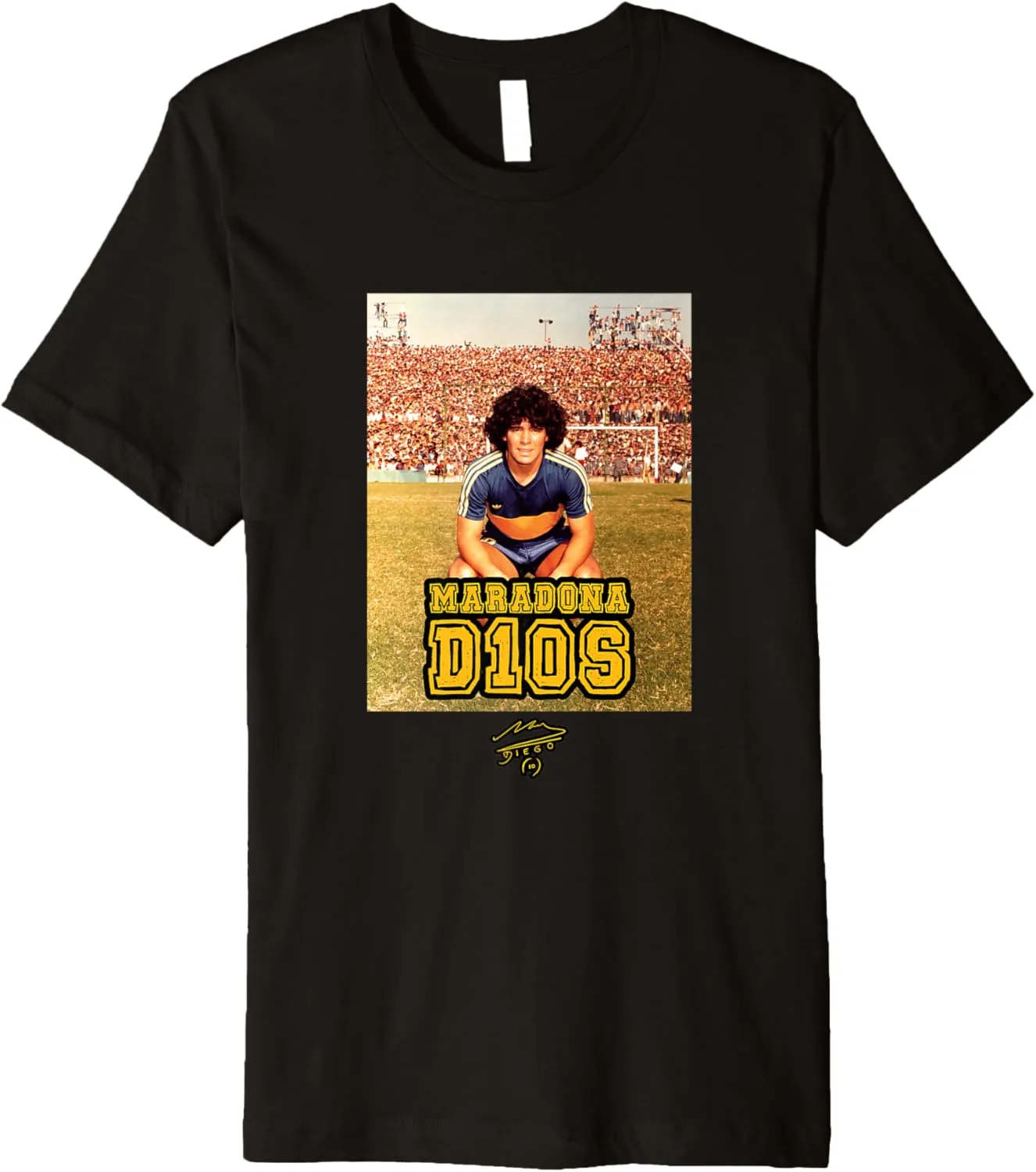 Maradona D10S Boca Juniors Premium T-Shirt