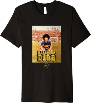 Maradona D10S Boca Juniors Premium T-Shirt
