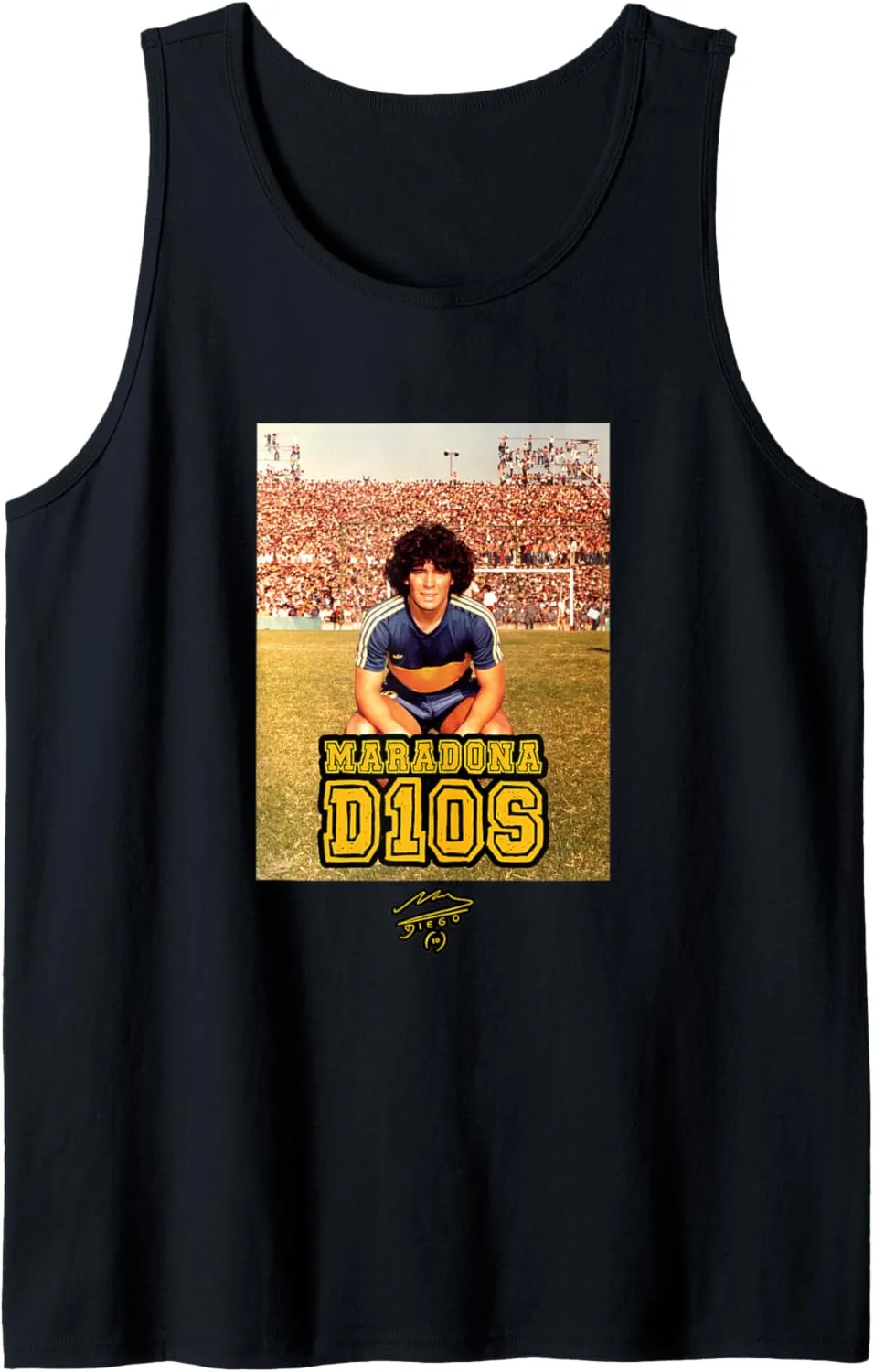 Maradona D10S Boca Juniors Tank Top