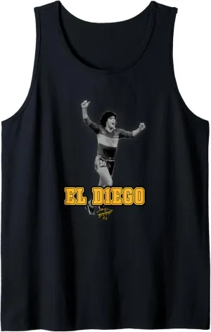Maradona El Diego Boca Juniors Tank Top
