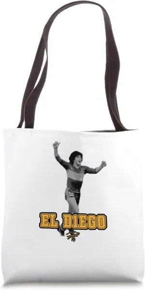 Maradona El Diego Boca Juniors Tote Bag