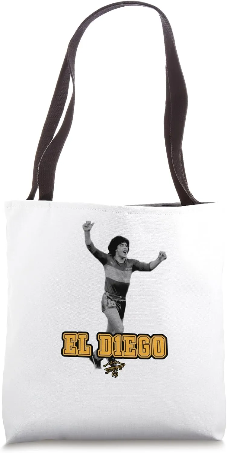 Maradona El Diego Boca Juniors Tote Bag