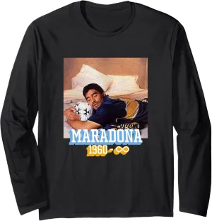 Maradona Forever Boca Juniors Long Sleeve T-Shirt