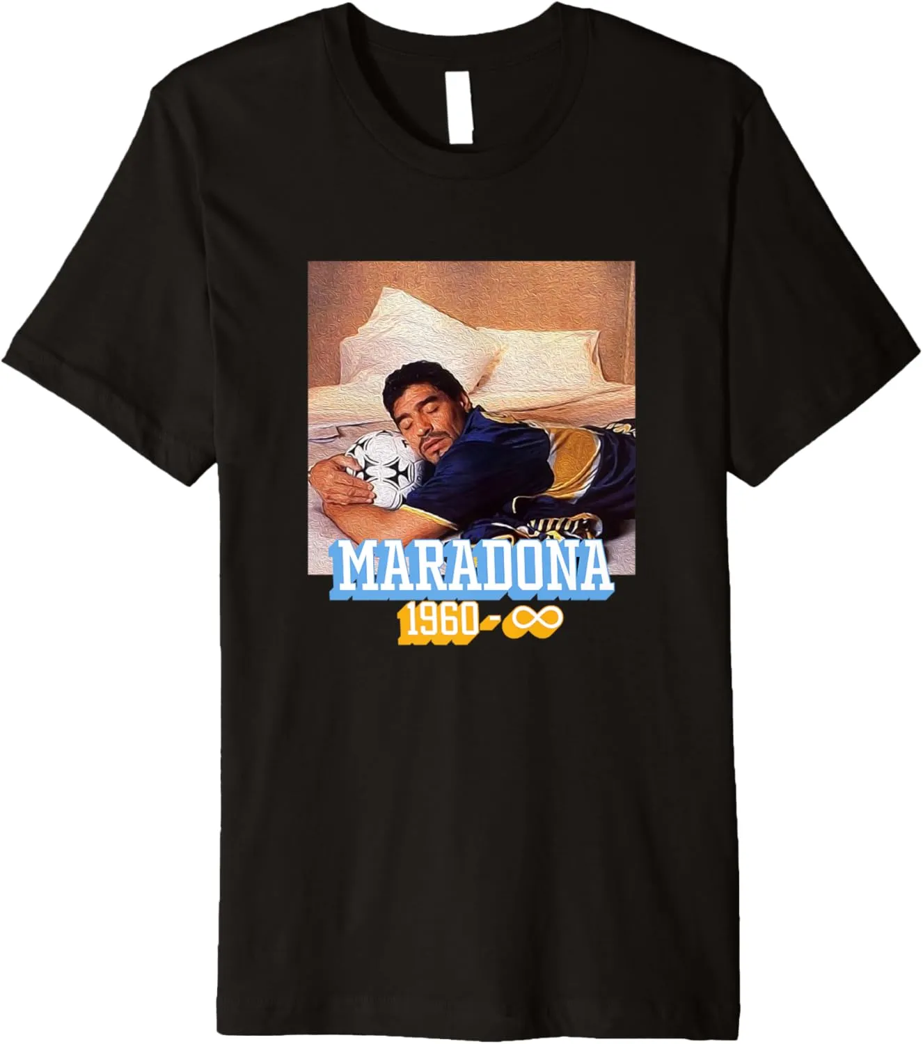 Maradona Forever Boca Juniors Premium T-Shirt