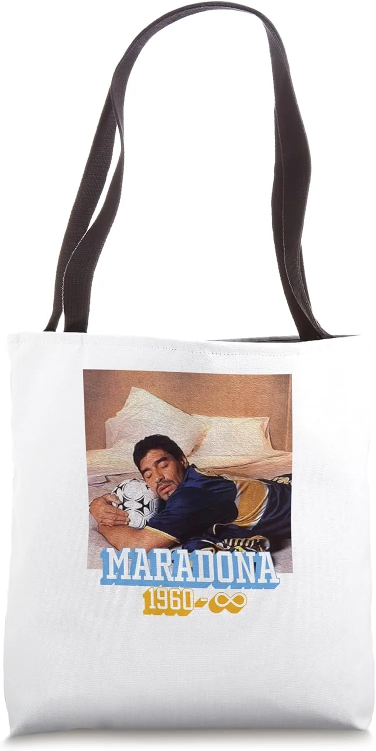 Maradona Forever Boca Juniors Tote Bag