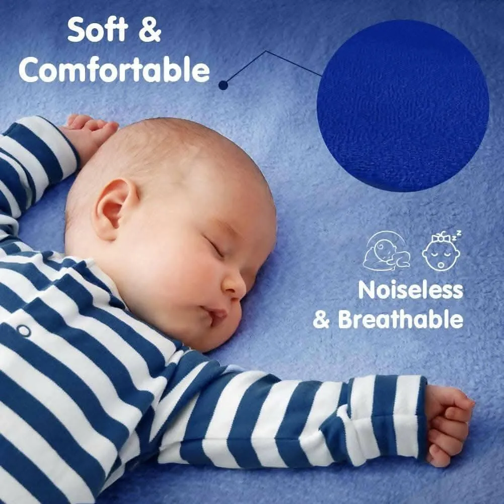 Mattress Protector Bed Protector For Single Bed Waterproof for Baby & Adult (78 x 36 Inchs) - Royal Blue