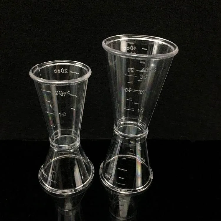 Measuring Cup Double-headed Plastic Oz Cup Milk Tea Coffee Mixing Cup