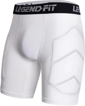 Men Adult Baseball Padded Sliding Shorts w/Cup Pocket Protective Compression Underwear Softball Football Lacrosse