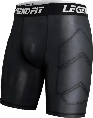Men Adult Baseball Padded Sliding Shorts w/Cup Pocket Protective Compression Underwear Softball Football Lacrosse