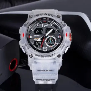 Mens Watch Military Waterproof Sport Watches Army LED Digital Multifunction Wristwatches for Male