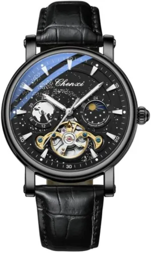 Mens Watches Automatic Mechanical Watch Tourbillon Clock Luxury Men Waterproof Luminous Wristwatch Chronograph