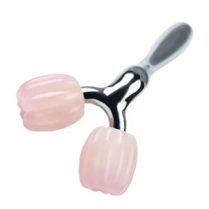 MERRYHAPY Facial Massager Jade Rose Quartz Beauty Roller Rolling Massager for Friends Family
