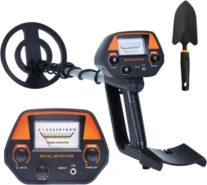 Metal Detector for Kids, Lightweight Kids Metal Detectors with 8" Waterproof Search Coil, Adjustable Stem, All Metal & DISC Mode, Beach Metal Detector for Ages 8-12, Treasure Hunting
