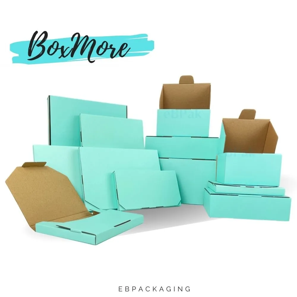 Mint Blue Mailing Box Diecut eCommerce Mailer