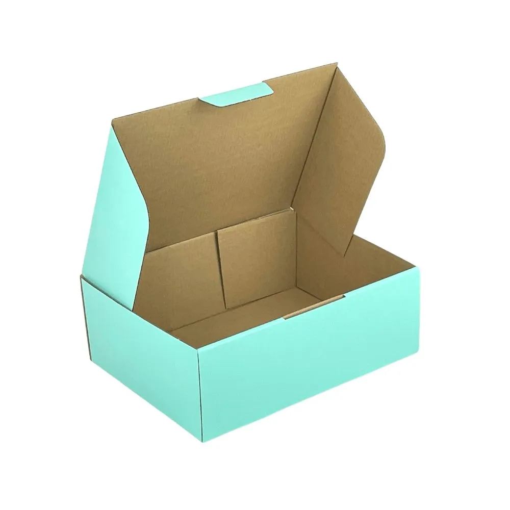 Mint Blue Mailing Box Diecut eCommerce Mailer