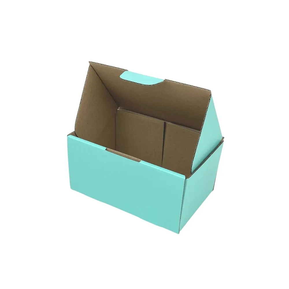Mint Blue Mailing Box Diecut eCommerce Mailer