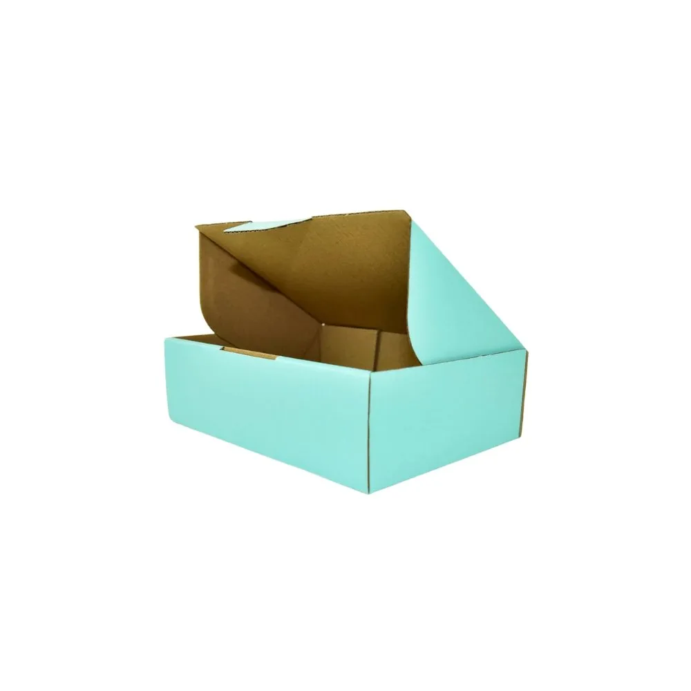 Mint Blue Mailing Box Diecut eCommerce Mailer