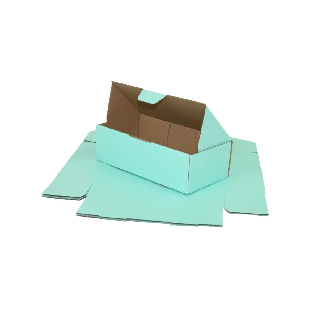 Mint Blue Mailing Box Diecut eCommerce Mailer