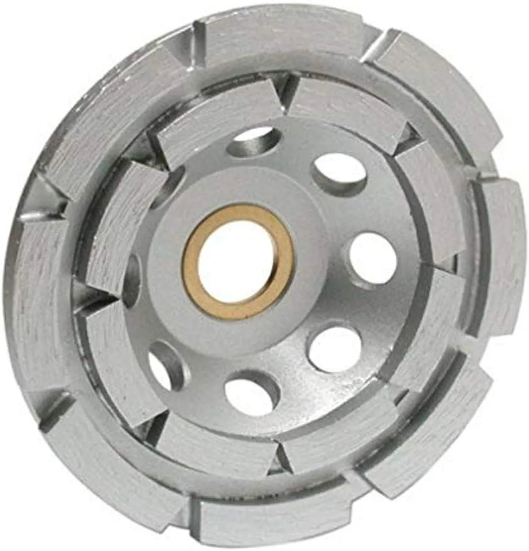 MK Diamond 155445 304SG-2 4-Inch Double Row Premium Cup Wheel, 7/8-5/8-Inch Arbor
