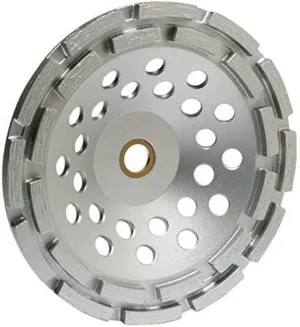 MK Diamond 155447 304SG-2 7-Inch Double Row Premium Cup Wheel, 7/8-5/8-Inch Arbor
