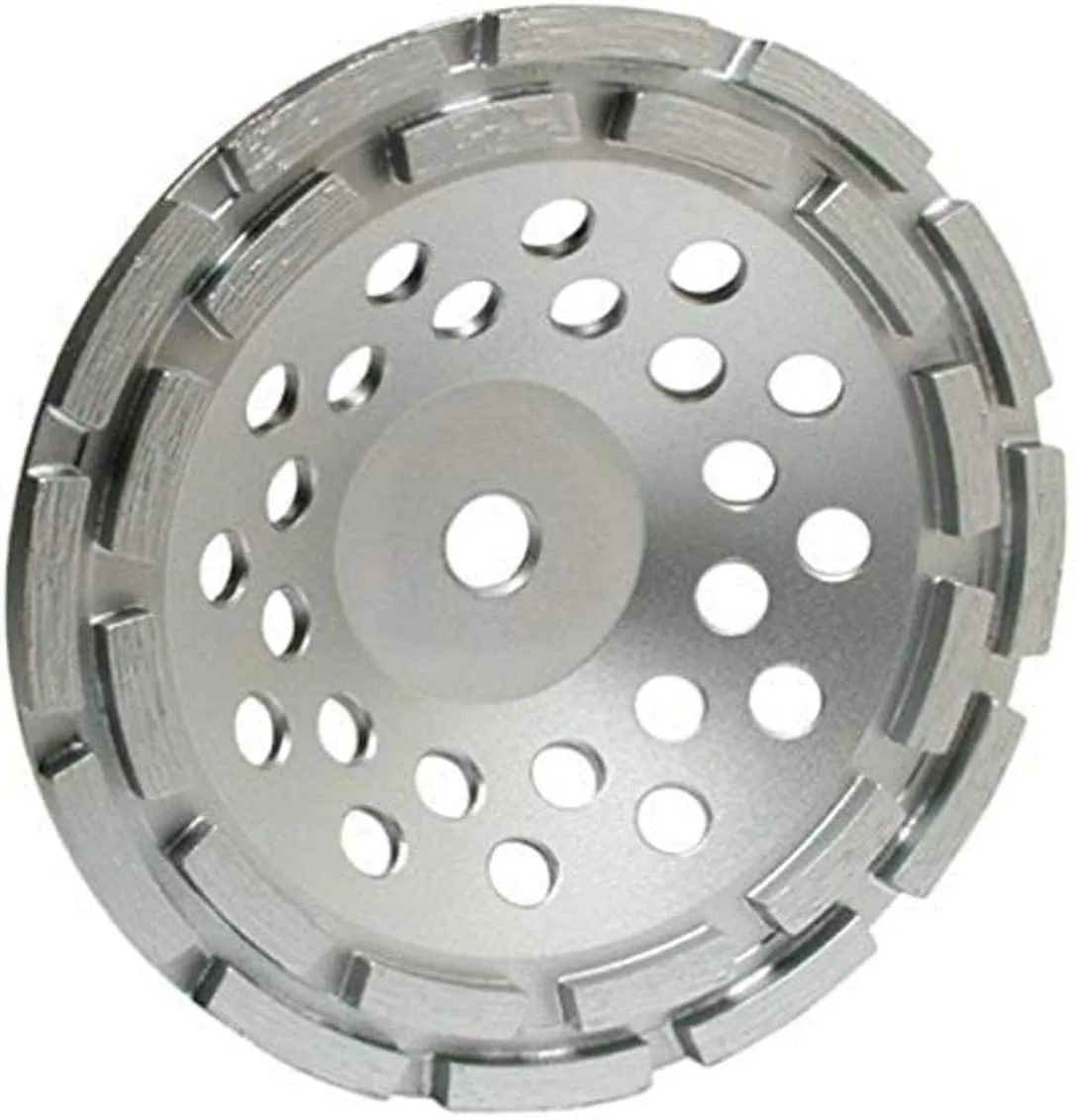 MK Diamond 155687 304SG-2 7-Inch Double Row Premium Cup Wheel, 5/8-Inch-11 Nut