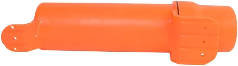 MOTO4U Motorcycle Off-Road Universal Waterproof Tool Tube Gloves Raincoat Storage Box Cap Holder Canisters Tool Repair Box Document Holder in Orange 80MM