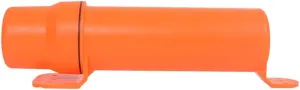 MOTO4U Motorcycle Off-Road Universal Waterproof Tool Tube Gloves Raincoat Storage Box Cap Holder Canisters Tool Repair Box Document Holder in Orange 80MM