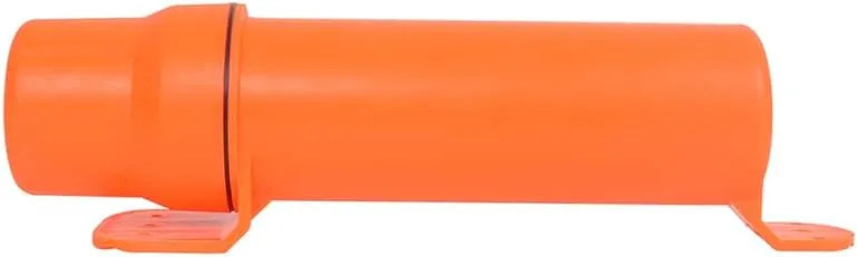 MOTO4U Motorcycle Off-Road Universal Waterproof Tool Tube Gloves Raincoat Storage Box Cap Holder Canisters Tool Repair Box Document Holder in Orange 80MM
