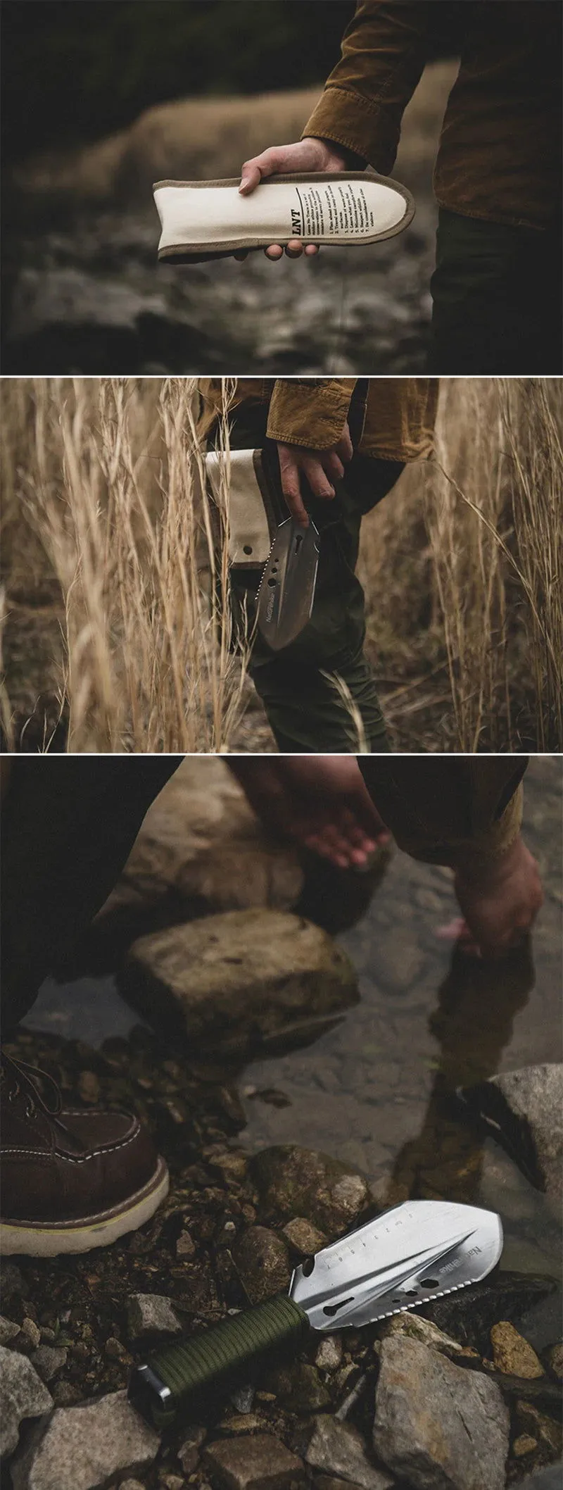 Multi-functional Camping Shovel – Tactical Survival Tool for Outdoor, Hiking, and Emergency Use