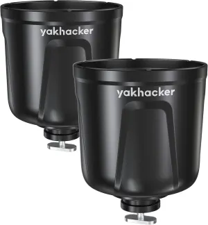 Multi-Functional Cup Holder, Bottle Holder, Phone Holder, Drink Holder, Fishing Tool, Large Capacity, Kayak Track Mount Install, Kayak Track Accessories