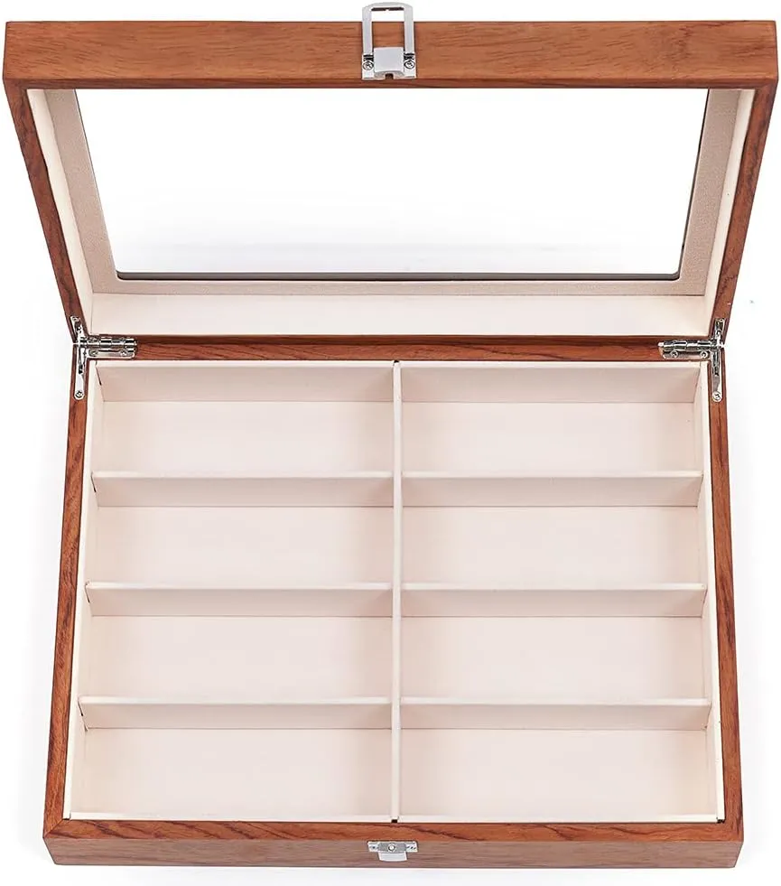 Multi Sunglasses Organizer for Women Men, Eyeglasses Eyewear Display Case,Jewelry Watch Organizer
